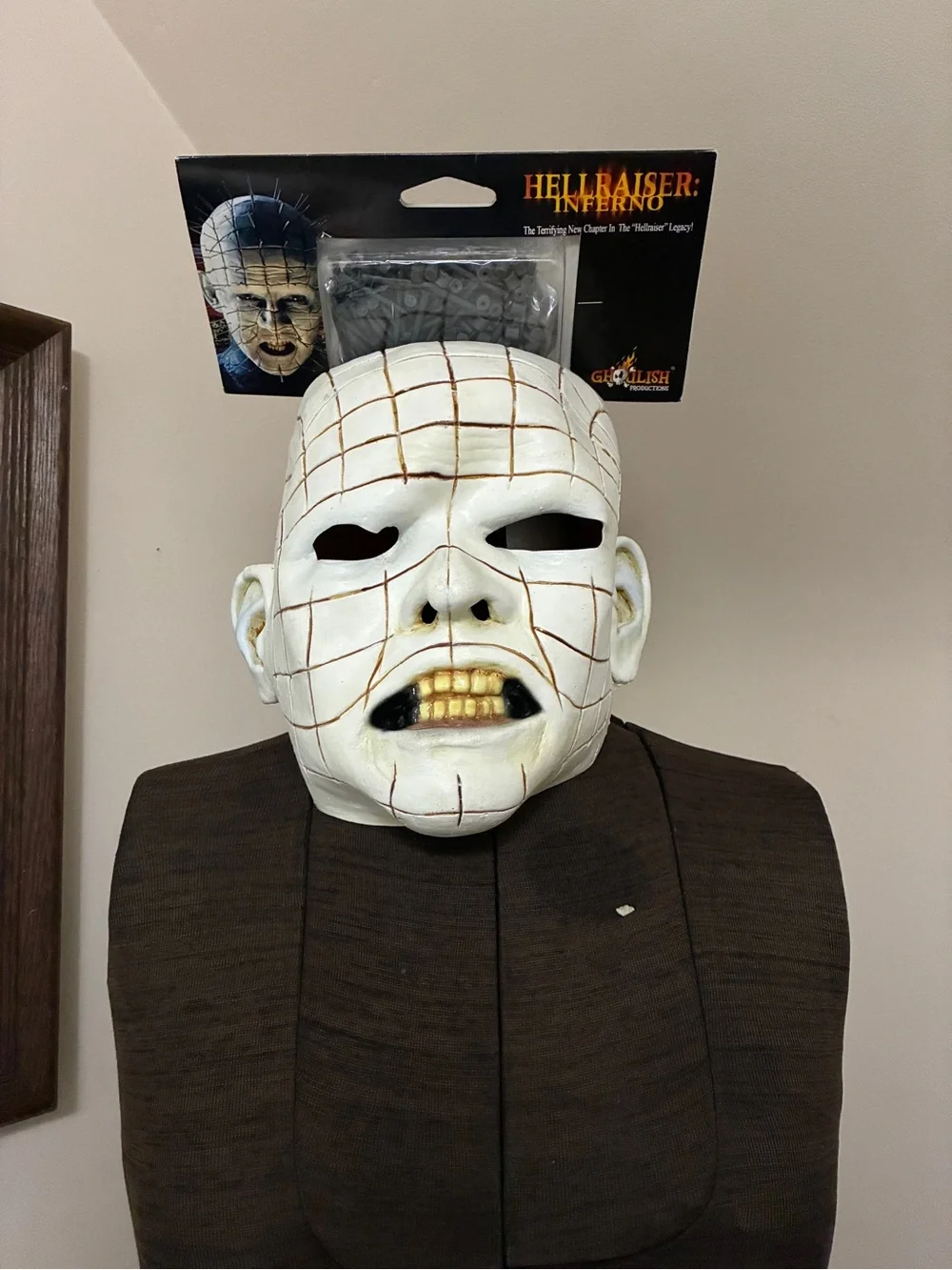 Inferno Pinhead Mask - Horror Collectible